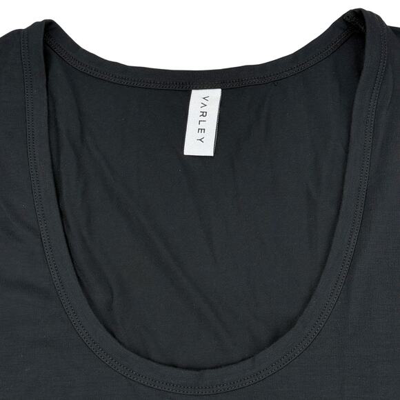VARLEY Palmer Athletic Womens Tank Top Sz Medium Black - Picture 4 of 5